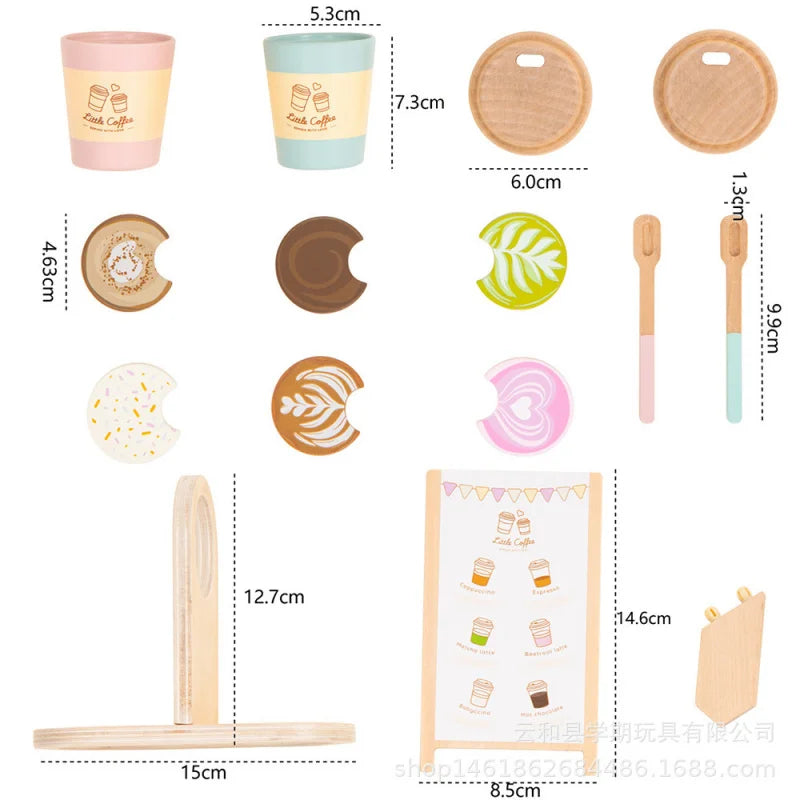 Wooden Pretend Play Set Kitchen Food Toys Kids Montessori Educational Game Children Wooden Imitation Toys for Girl Boy